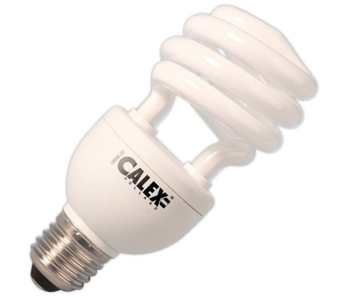 Calex | Lampada a risparmio energetico | Attacco grande E27 | Lampada a spirale | 53mm | 15W
