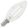 Calex | Filamento LED | Attacco piccolo E14 | Lampada a candela | 35mm | 3,5W