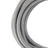 Bailey cavo in tessuto a 2 fili argento metallico 3 m