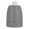 Bailey raccordo in porcellana E27 grigio