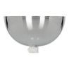Bailey tappo a soffitto a forma di ciotola cromo + presa cavo trasparente Bailey tappo a soffitto a forma di ciotola cromo + presa cavo trasparente
