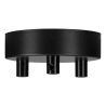 Bailey tappo a soffitto in metallo nero multi cavo 3 Bailey tappo a soffitto in metallo nero multi cavo 3
