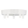 Bailey tappo a soffitto in metallo bianco multi con 5 portacavi Bailey tappo a soffitto in metallo bianco multi con 5 portacavi