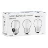 Bailey | 3x Lampada a sfera LED | Attacco grande E27 | 2W