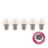 Bailey | 5x Lampada a sfera LED | Attacco grande E27 | 2W