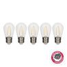 Bailey | 5x Lampada a sfera LED | Attacco grande E27 | 2W