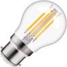 Lighto | Filamento LED | Attacco a baionetta B22d | Lampada a sfera | Luminosa | 45mm | 5W