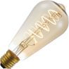 Lighto | Filamento LED | Attacco grande E27 | Lampada Edison | Oro | 64mm | 4W