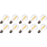 Lighto | Filamento LED | Attacco grande E27 | Forma standard | Luminoso | 60mm | 7W | 10 pezzi Lighto | Filamento LED | Attacco grande E27 | Forma standard | Luminoso | 60mm | 7W | 10 pezzi