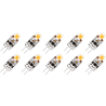 Lighto | Lampadina a LED | Raccordo G4 | Lampadina a innesto | Trasparente | 10mm | 1W | 10 pezzi Lighto | Lampadina a LED | Raccordo G4 | Lampadina a innesto | Trasparente | 10mm | 1W | 10 pezzi