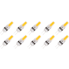 Lighto | Lampadina a LED | Raccordo G4 | Lampadina a innesto | Trasparente | 10mm | 1,5W | 10 pezzi
