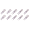 Lighto | Lampadina a LED | Raccordo G9 | Lampadina a innesto | Trasparente | 12mm | 2,5W | 10 pezzi