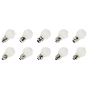 Lighto | Filamento LED | Attacco grande E27 | Lampada a sfera | Luminosa | 45mm | 2W | 10 pezzi