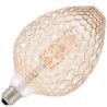 Bailey Lampada a globo di pino filamento LED oro 4W (sostituisce 29W) presa grande E27 Bailey Lampada a globo di pino filamento LED oro 4W (sostituisce 29W) presa grande E27