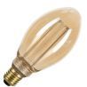 Bailey | Lampada LED | Attacco grande E27 | Lampada a candela | Oro | 75mm | 4W