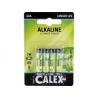 Calex Batterie alcaline penlite AAA 4 pezzi
