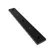 Calex | Piastra da soffitto in metallo | 70x10cm | 3 fori | Opaca Nero Calex | Piastra da soffitto in metallo | 70x10cm | 3 fori | Opaca Nero
