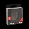 Calex | Cavo avvolto in tessuto | 2x0,75mm² | 1,5M | Grigio | 60W