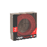 Calex | Cavo avvolto in tessuto | 2x0,75mm² | 1,5M | Rosso | 60W