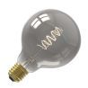 Calex | Filamento LED | Attacco grande E27 | G95 | Titanio | 4W Calex | Filamento LED | Attacco grande E27 | G95 | Titanio | 4W