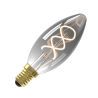 Calex | Filamento LED | Attacco piccolo E14 | Candela B35 | Titanio | 4W
