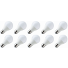 Lighto | Lampada LED | Attacco grande E27 | Forma standard | Opale | 60mm | 7W | 10 pezzi Lighto | Lampada LED | Attacco grande E27 | Forma standard | Opale | 60mm | 7W | 10 pezzi