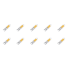 Lighto | Lampadina a LED | Raccordo G9 | Lampadina a innesto | Trasparente | 14mm | 2W | 10 pezzi