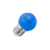 Lighto | Lampada LED | Attacco grande E27 | Blu | Lampada a sfera | 45mm | 1,5W | Dimmerabile | Adatto per cavo paralume