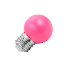 Lighto | Lampadina LED | Attacco grande E27 | Rosa | Lampada a sfera | 45mm | 1,5W | Dimmerabile | Adatto al cavo del paralume