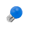 Lighto | Lampada a LED | Attacco grande E27 | Lampada a sfera | Blu | 45mm | 1W Lighto | Lampada a LED | Attacco grande E27 | Lampada a sfera | Blu | 45mm | 1W