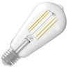 Calex | Filamento LED | Attacco grande E27 | Lampada Edison | Luminosa | 64mm | 7W