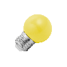 Lighto | Lampada a LED | Attacco grande E27 | Lampada a sfera | Giallo | 45mm | 1W Lighto | Lampada a LED | Attacco grande E27 | Lampada a sfera | Giallo | 45mm | 1W