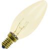 Lampada a incandescenza | Attacco piccolo E14 | Lampada a candela | Oro | 35mm | 25W Lampada a incandescenza | Attacco piccolo E14 | Lampada a candela | Oro | 35mm | 25W