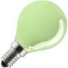 Lampadina | Attacco piccolo E14 | Lampada a sfera | Verde | 45mm | 15W