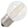 Lighto | Filamento LED | Attacco grande E27 | Lampada a sfera | Luminosa | 45mm | 2W
