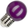 Bailey | Lampada a LED | Attacco grande E27 | Lampada a sfera | Viola | 45mm | 1W