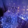 Modee | Luci di Natale a LED Stringa di luce | 10m | 100 luci con 8 modalità di illuminazione | IP44 | Luce bianca fredda