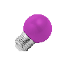 Lighto | Lampada a LED | Attacco grande E27 | Lampada a sfera | Viola | 45mm | 1W Lighto | Lampada a LED | Attacco grande E27 | Lampada a sfera | Viola | 45mm | 1W