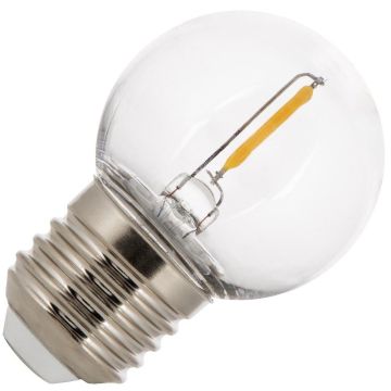 Bailey | Lampada a sfera LED in plastica | Attacco grande E27 | 1W (sostituisce 10W)