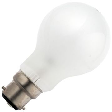 Lampadina | Attacco a baionetta B22d | Forma standard | Opaca | 60mm | 25W