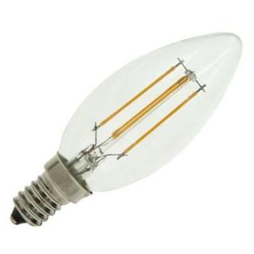Bailey | Lampada a candela a LED | Attacco piccolo E14 | 3W (sostituisce 30W)