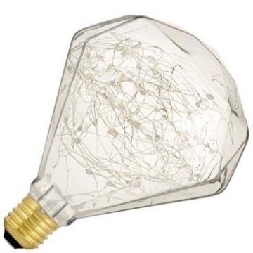 Bailey | Lampadina LED | Attacco grande E27 Diamante | Luminoso | 123mm | 1,5W