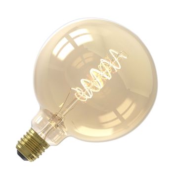 Calex | Filamento LED | Attacco grande E27 | Globo | G125 | Oro | 5,5W