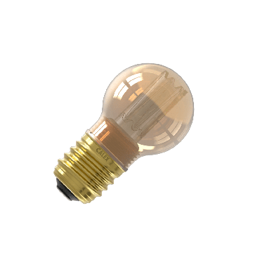 Calex | Filamento LED | Attacco grande E27 | P45 | Oro | 2,3W