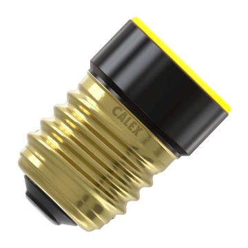 Calex | Filamento LED | Attacco grande E27 | Mini luce | Anello nero | 3,5W | Dimmerazione a 3 livelli