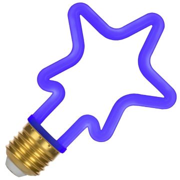 Bailey | Lampada LED | Attacco grande E27 | Stella | Blu | 82mm | 4W