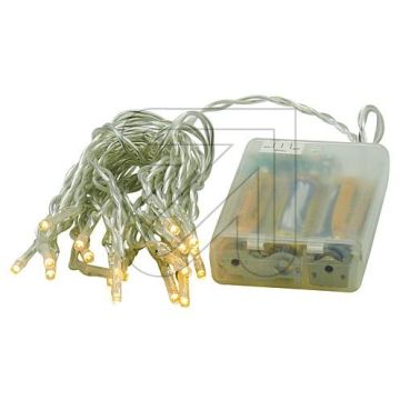 EGB Filo di LED 20 luci natalizie con timer a batterie per interni