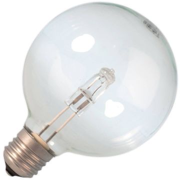 Lampadina alogena | Attacco grande E27 | Globelamp | Luminosa | 95mm | 28W