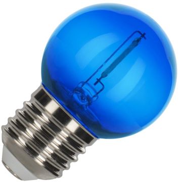 Bailey 5x Lampada a sfera blu | Filamento LED 0,6W | Attacco grande E27 Plastica