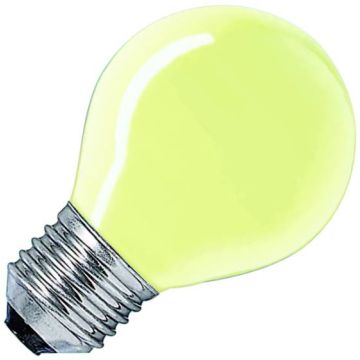 Lampadina | Attacco grande E27 | Lampada a sfera | Giallo | 45mm | 15W